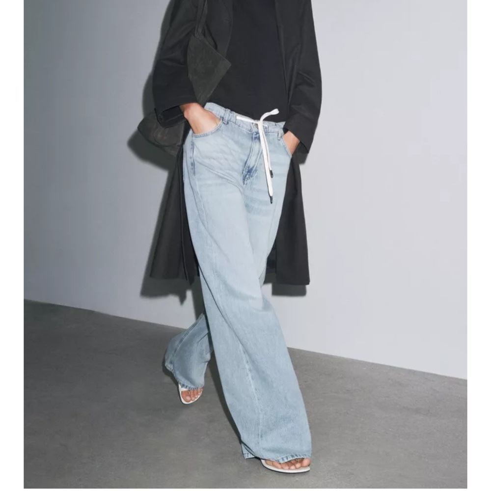 Zara relaxed mid waist jeans - Picture 2 of 5